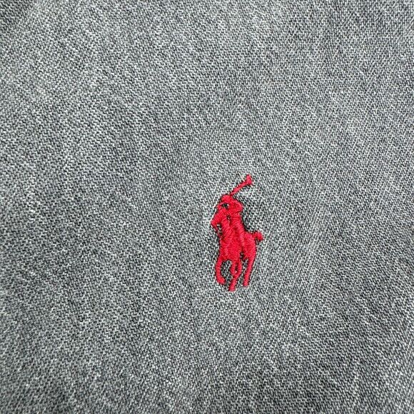 Ralph Lauren Blaire Shirt Mens XL Gray Heavyweight Long Sleeve Button Down Pony - Picture 4 of 7